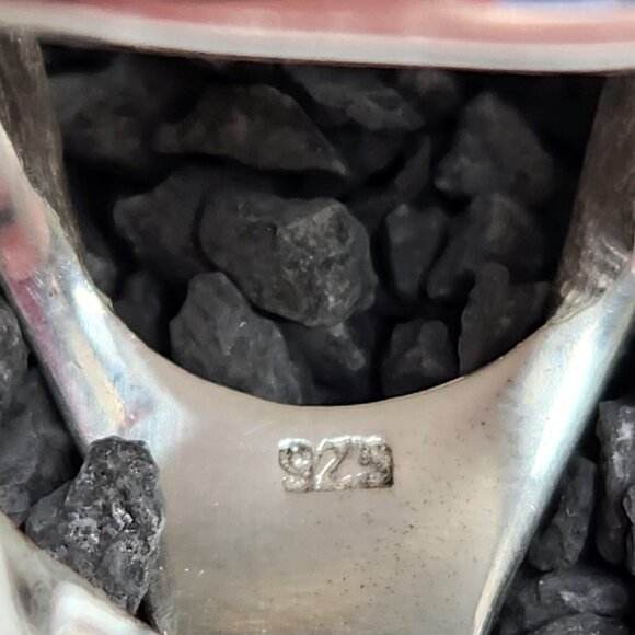 Ilaria Black Onyx .925 Ring Sz 7 - Picture 4 of 6